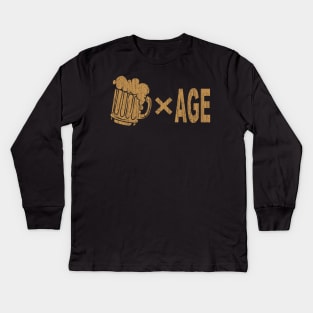 Beer Age Kids Long Sleeve T-Shirt